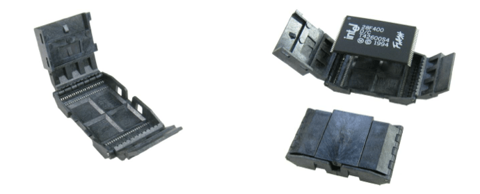 Sockel Socket for TSOP-48 Flash component Meritec 980020-48-01-k  